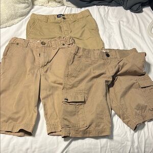 Boys size 8 Tan Cargo Shorts Trio children’s place and Cherokee